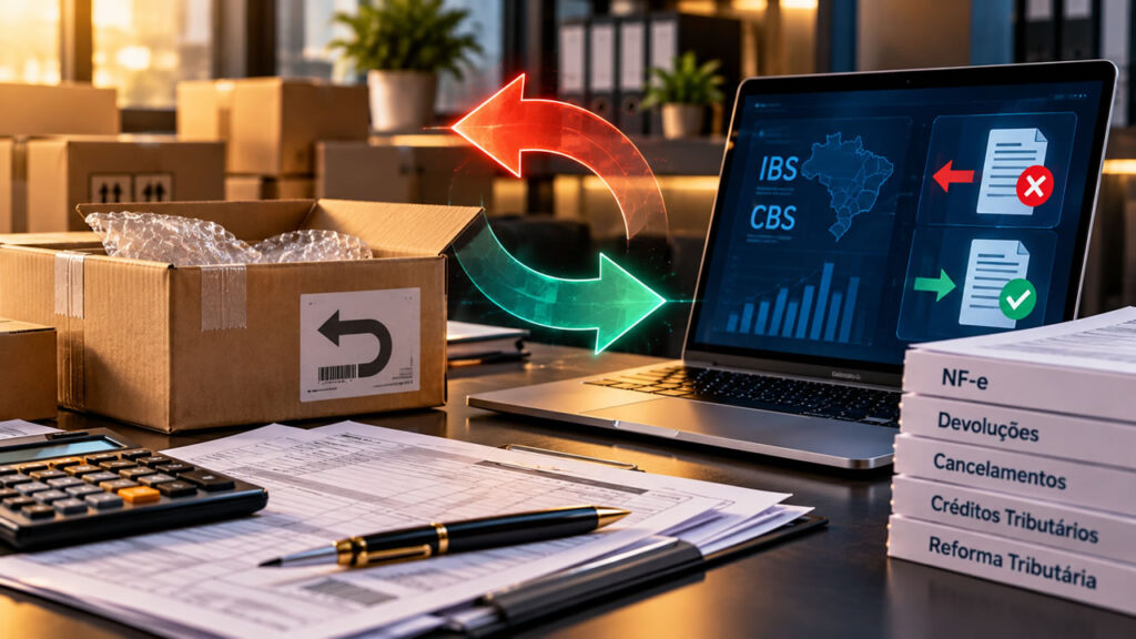 devoluções e cancelamentos no IBS e CBS